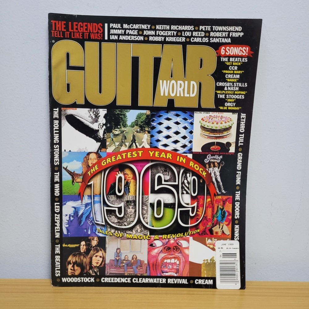 Guitar World June 1999 Greatest Year In Rock 1969